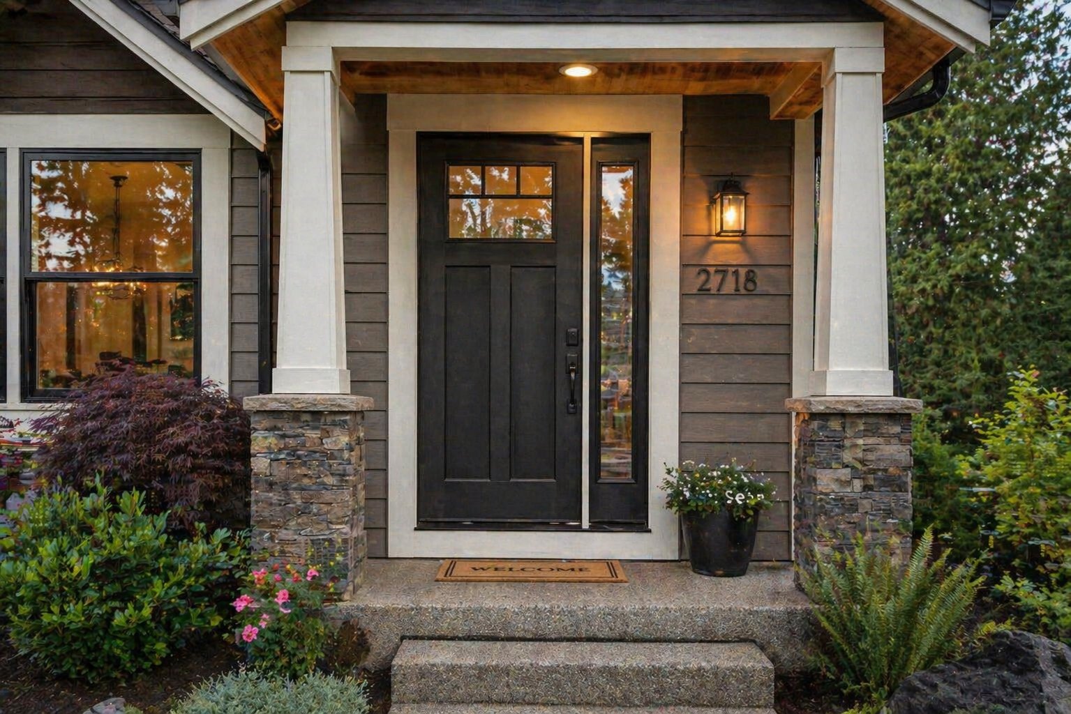 ProVia entry door replacement installed by Left Coast Exteriors in Vancouver, WA